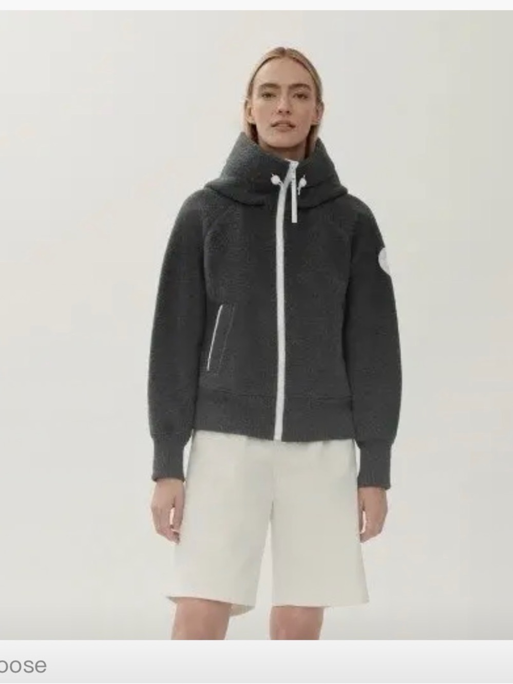 Canada Goose Women’s Wool Hoodie – XS